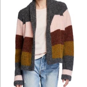 The Great striped lodge cardigan